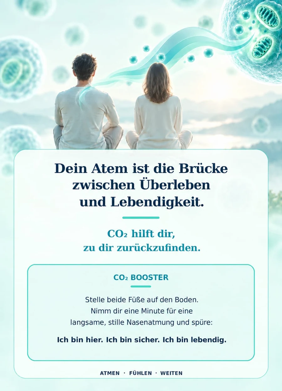 Dein Atem ist die Brücke zwischen Überleben und Lebendigkeit.